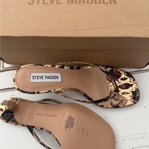 Steve Madden Women's Multicolor Snake Sandals